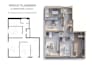 create a functional space planning and furniture layout